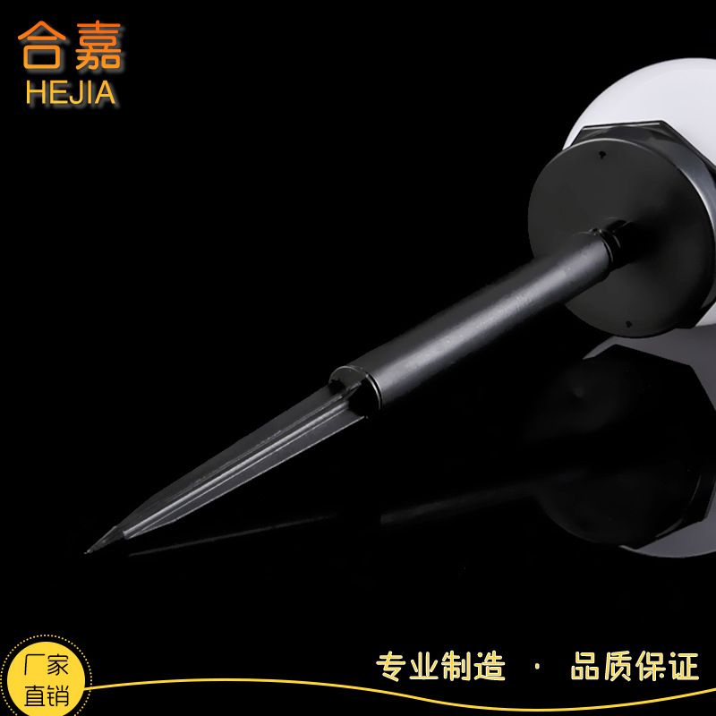 Round Bulb-Shaped Lawn Lamp LED Solar Lamp Garden Garden Outdoor Lawn Lamp Factory Direct Sales