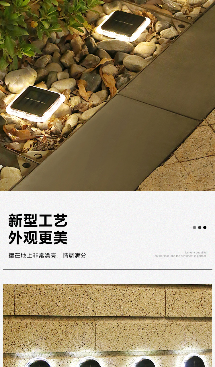 Solar Floor Lamp Outdoor Courtyard Garden Layout Decoration Floor Lamp Villa Landscape Underground Lamp Waterproof Lawn Lamp Solar Floor Lamp Outdoor Courtyard Garden Layout Decoration Floor Lamp Villa Landscape Underground Lamp Waterproof Lawn Lamp