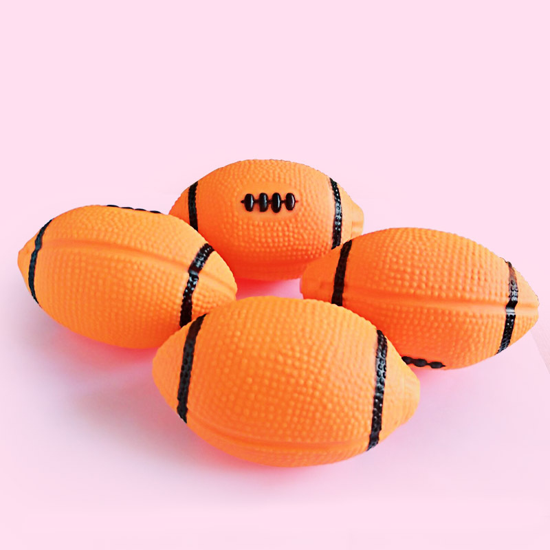 Rugby Pet Toy Vinyl Spherical Dog Toy Pet Toy Hair Molar Teeth Cleaning Training Dog