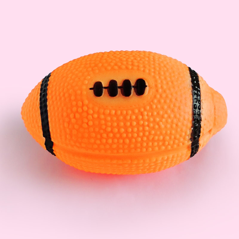 Rugby Pet Toy Vinyl Spherical Dog Toy Pet Toy Hair Molar Teeth Cleaning Training Dog