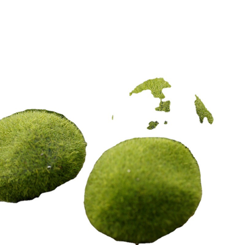 Simulation Moss Moss Stone Flocking Stone Moss Lawn Micro Landscape Ornaments Decorative Simulation Fake Stone