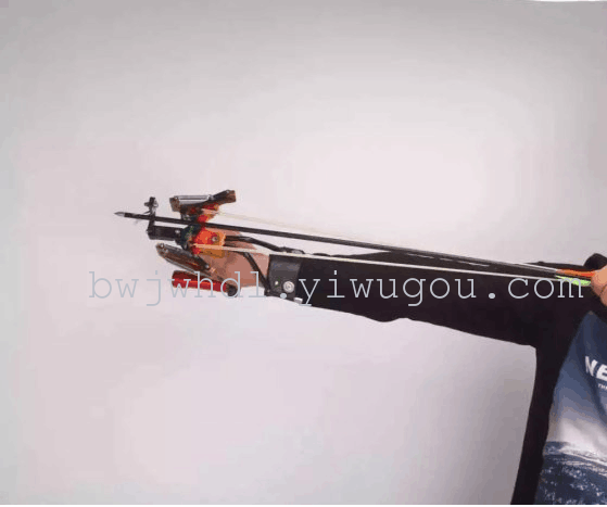 Wholesale new slingshot with red and blue Zero fighter arm support sniper bow outdoor shooting Wholesale new slingshot with red and blue Zero fighter arm support sniper bow outdoor shooting