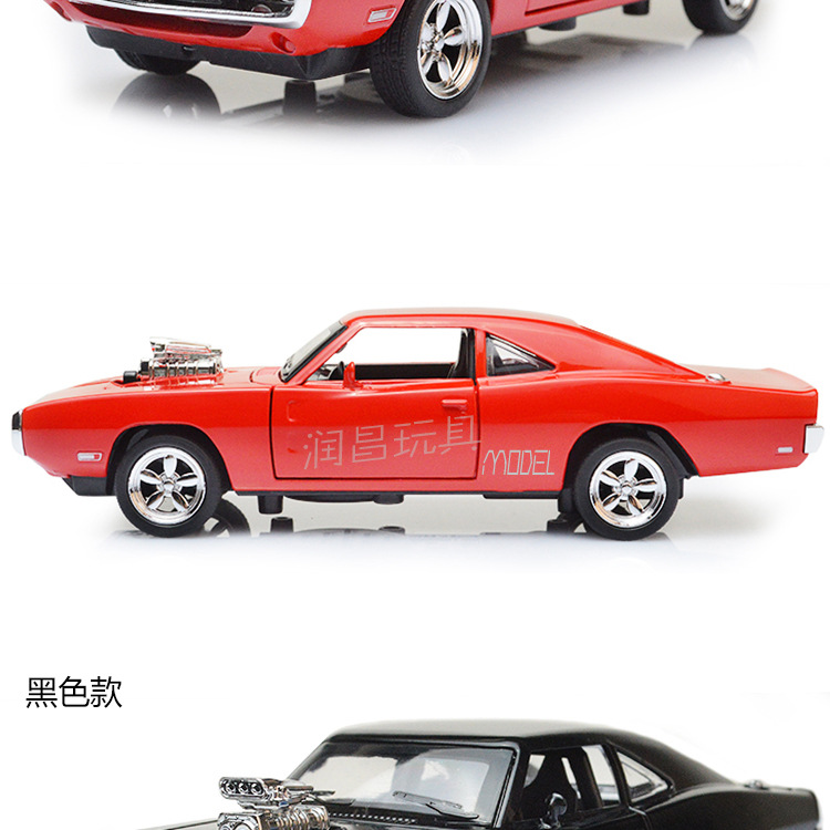 Manufacturers wholesale 7 Dodge War horse power alloy car Model children's toy car parts night market knift