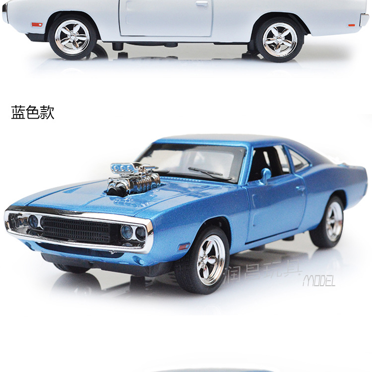 Manufacturers wholesale 7 Dodge War horse power alloy car Model children's toy car parts night market knift