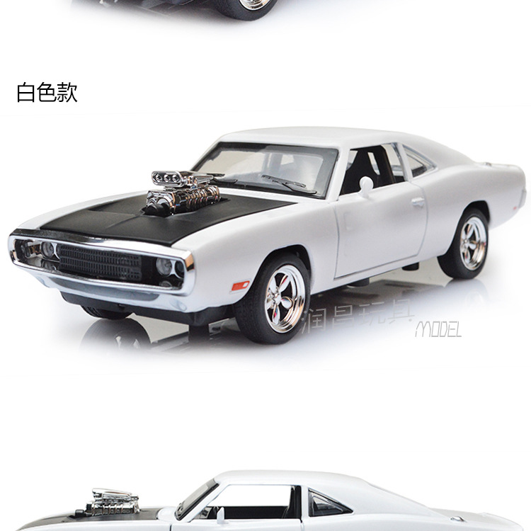 Manufacturers wholesale 7 Dodge War horse power alloy car Model children's toy car parts night market knift