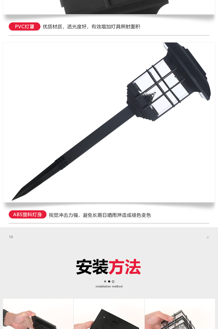 Solar Light Waterproof Courtyard Decoration Pillar Lamp Villa Garden Courtyard Lawn Lamp Park Corridor Small Night Lamp Solar Light Waterproof Courtyard Decoration Pillar Lamp Villa Garden Courtyard Lawn Lamp Park Corridor Small Night Lamp