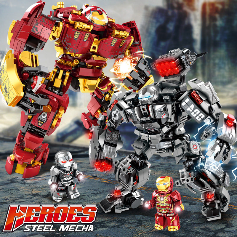 Compatible with Lego Steel Mech War Machine Deformation Changeable Puzzle Assembling Building Blocks Children DIY Toys 76015
