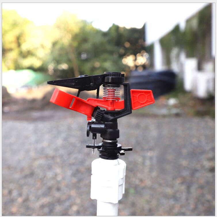 Plastic Rocker Arm Rotary Sprinkler Adjustable Lawn Sprinkler Imitation LEO Grass Nozzle Water-Saving Irrigation
