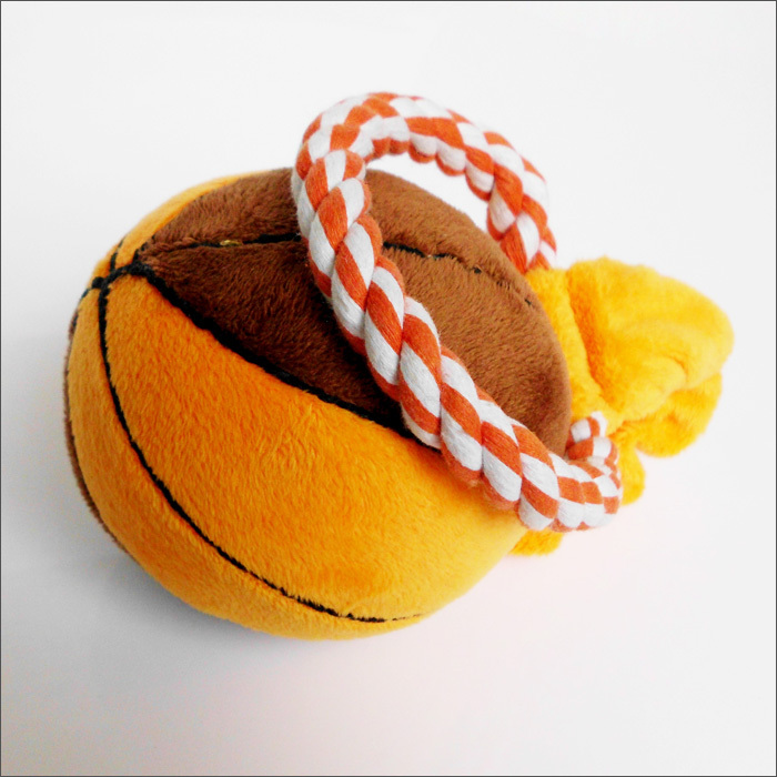Rugby Pet Toy Throwing Ball Pet Plush Cotton Rope Toys