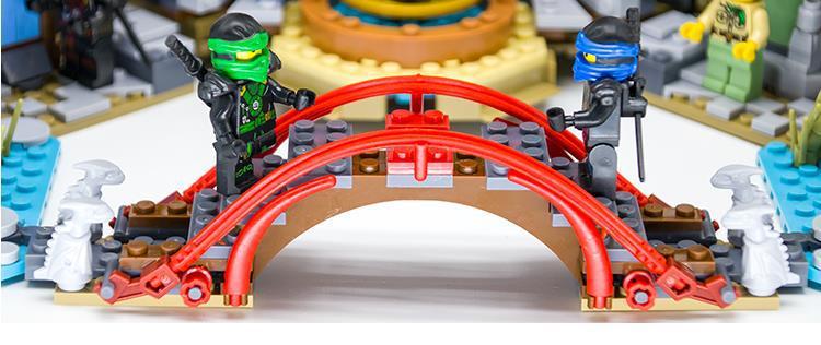 Compatible with Lego Ninjago Children Educational Assembly Lego Building Blocks Toy Boys 6 Puzzle 8 Years Old War Car Dragon