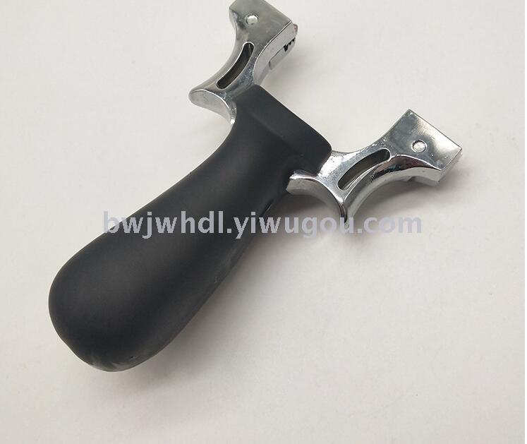 Flat skin slingshot wholesale resin elephant slingshot outdoor no-binding optical fiber pressure piece slingshot