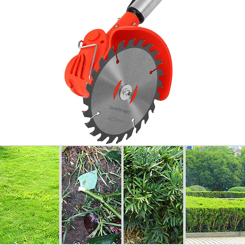 Garden Tools 21V Hand Push Lithium Battery Portable Multi-Function Wireless Lawn Mower Wood Cutting Saw Pruning Machine