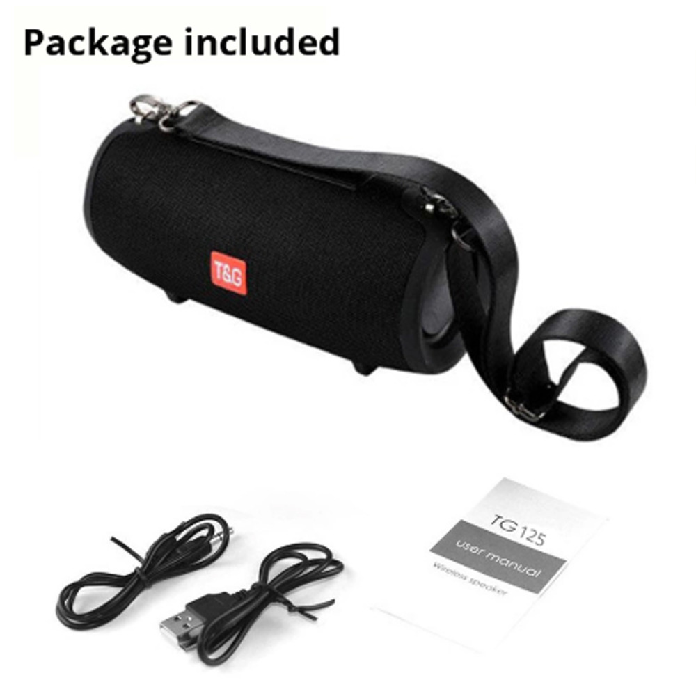 Tg125 Bluetooth Speaker War Drum Outdoor Waterproof Wireless Portable Multi-Function Mini Audio 2.0 Square Dance