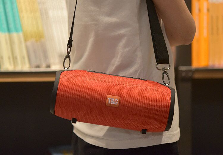 Tg125 Bluetooth Speaker War Drum Outdoor Waterproof Wireless Portable Multi-Function Mini Audio 2.0 Square Dance