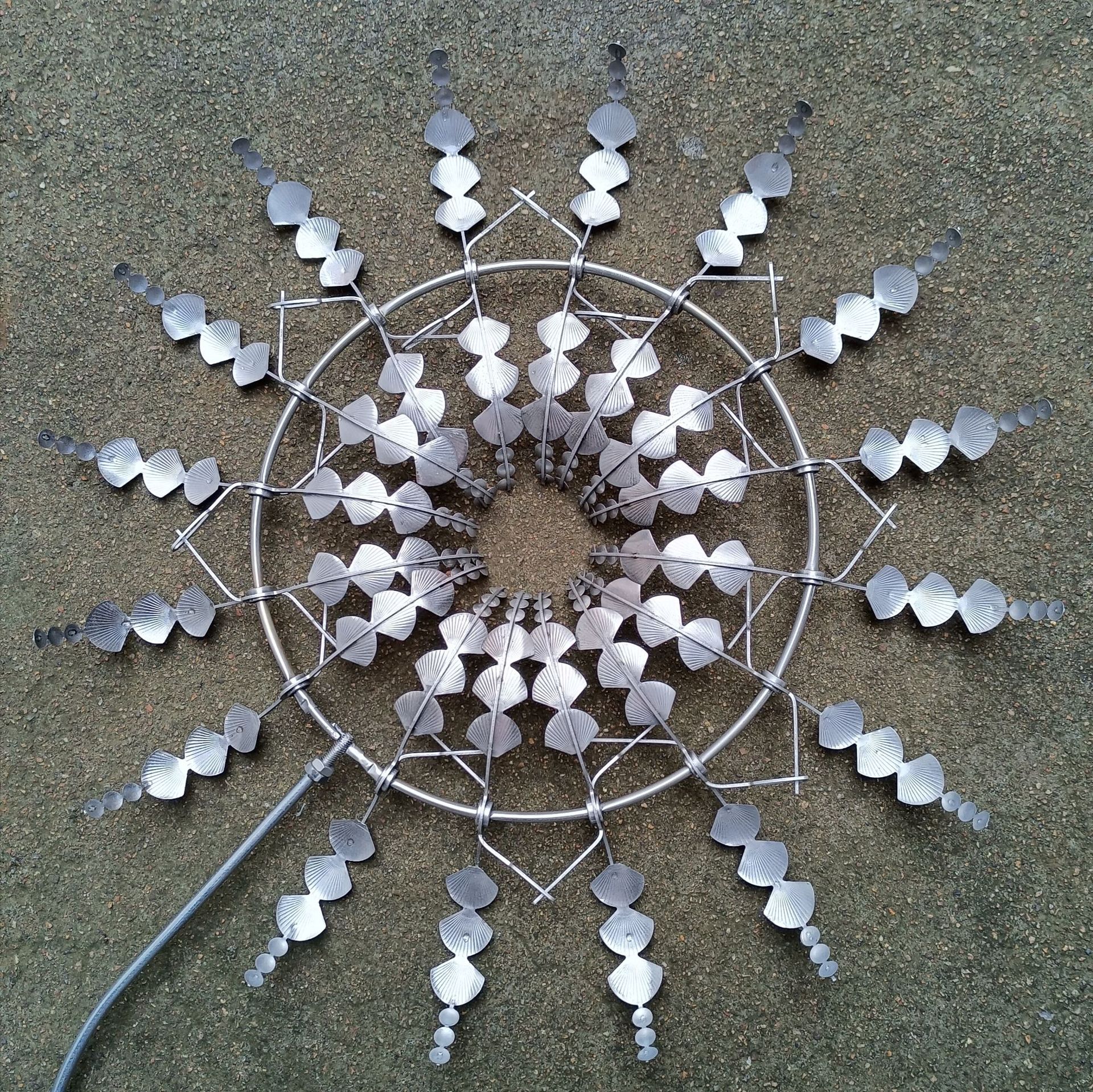 Cross-Border Hot, Garden Decoration Lawn Magical Metal Windmill Metal Creativity Windmill