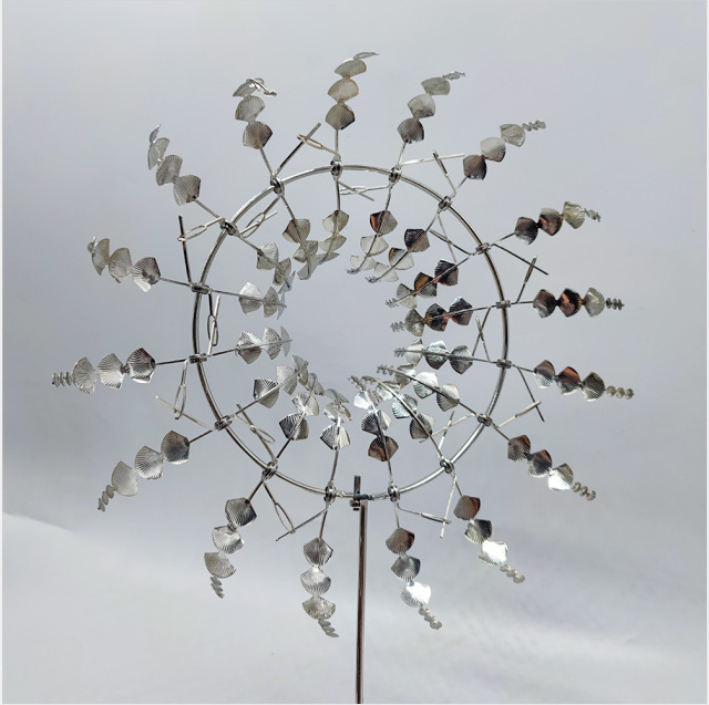 Cross-Border Hot, Garden Decoration Lawn Magical Metal Windmill Metal Creativity Windmill