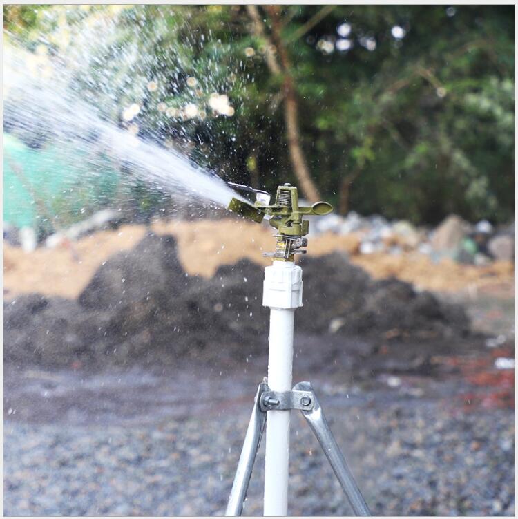 6-Point Zinc Alloy Rocker Arm Greening Lawn Sprinkler 360-Degree Rotating Sprinkler Controllable Angle Spray