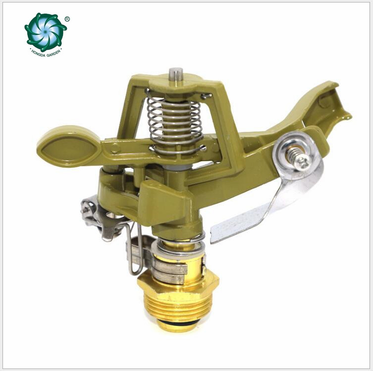 6-Point Zinc Alloy Rocker Arm Greening Lawn Sprinkler 360-Degree Rotating Sprinkler Controllable Angle Spray