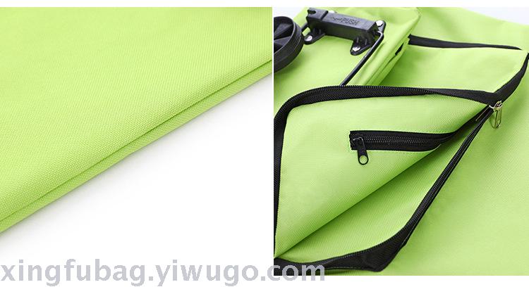 Japanese supermarket folding shopping cart old man portable hand cart home shopping cart tug bag