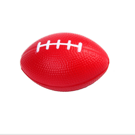 Manufacturers direct 63mmPU rugby children&#039;s toy ball vent pu ball sponge pressure basketball customized