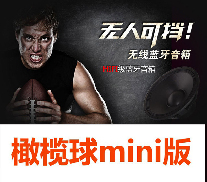 Little Rugby X6 Bluetooth Speaker
