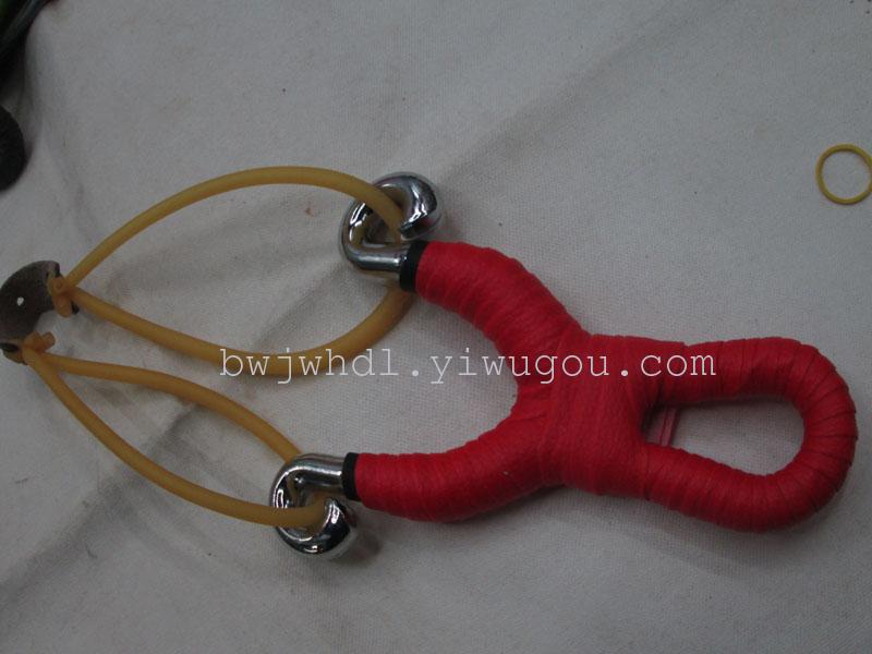Wholesale and retail of zinc alloy sweat band outdoor shooting toy recurve large athletics slingshot