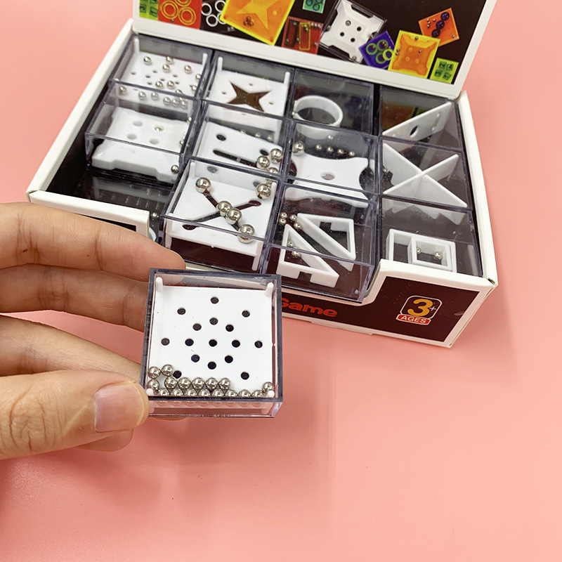 Cross-Border Hot Sale Combination Set Vent Class Infinite Cube Bean Track Chain Massager Network Management Rugby