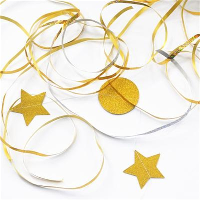 Exclusive for Cross-Border 10M Rose Gold Laser Ribbon Tie Balloon Small Ribbon Rugby Laser Ribbon Balloon Strap