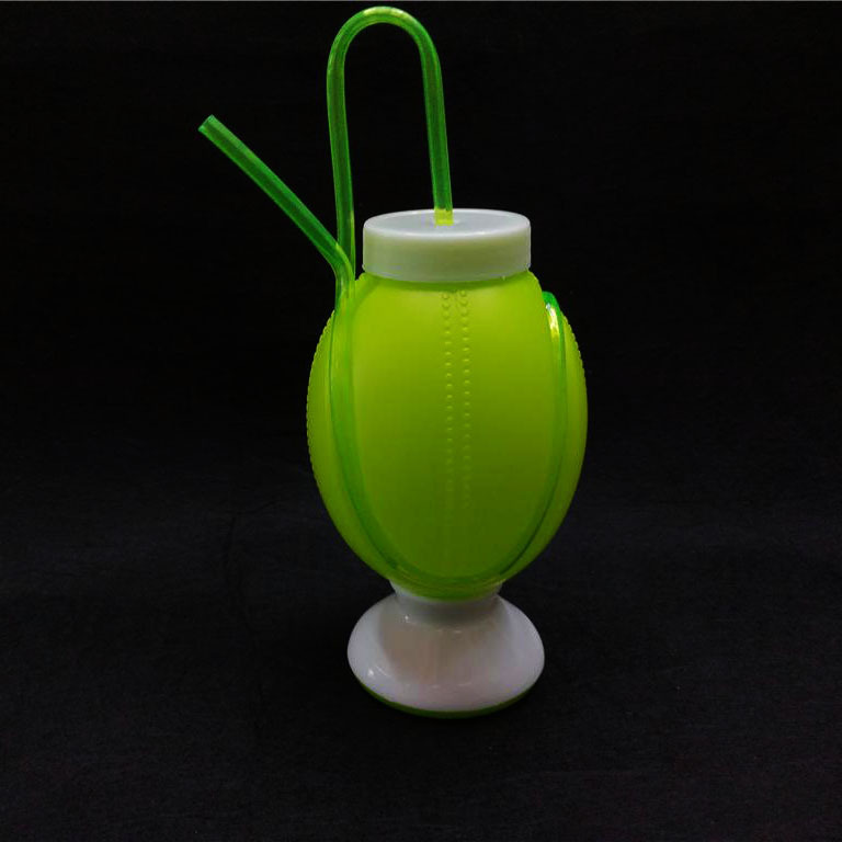 Creative rugby shaped straw cup ball wound straw cup bar party baseball shaped suction kettle rs - 2989