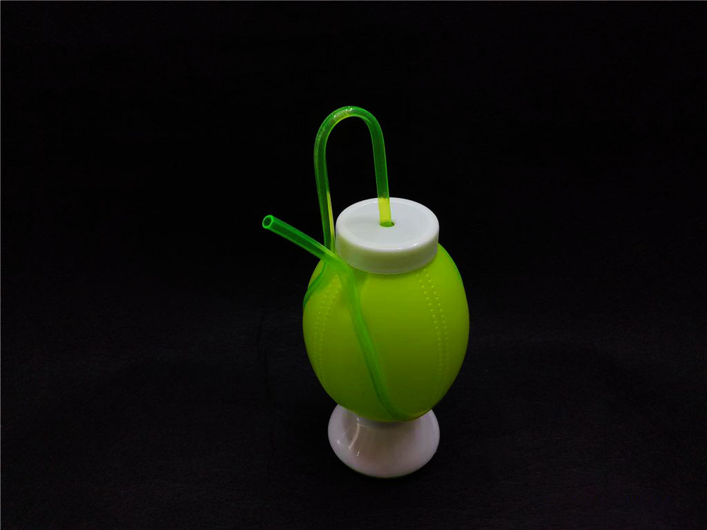 Creative rugby shaped straw cup ball wound straw cup bar party baseball shaped suction kettle rs - 2989