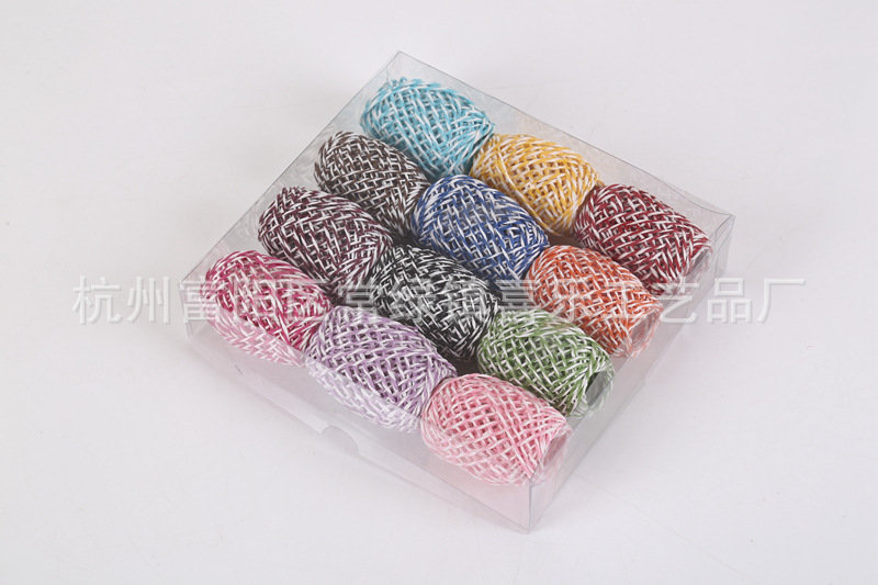 Rugby-Shaped Two-Color Double-Strand Paper String 2mm 10 M One DIY Handmade Material Export Quality Rugby-Shaped Two-Color Double-Strand Paper String 2mm 10 M One DIY Handmade Material Export Quality