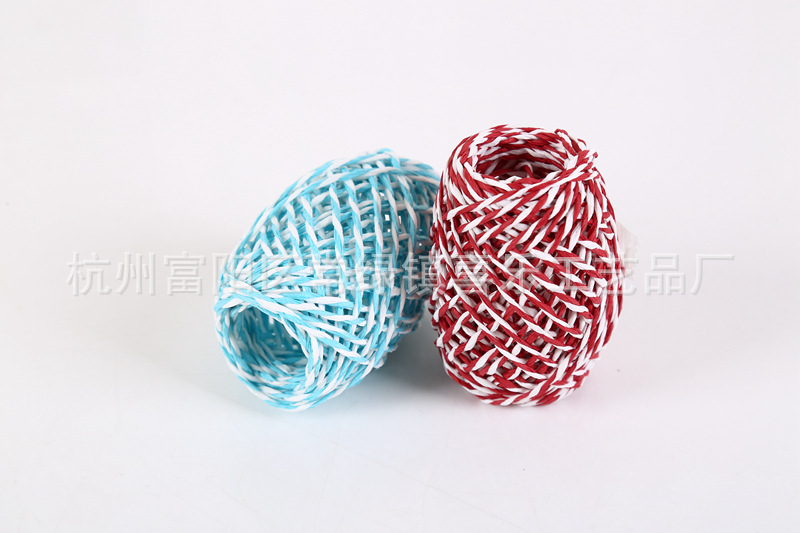 Rugby-Shaped Two-Color Double-Strand Paper String 2mm 10 M One DIY Handmade Material Export Quality Rugby-Shaped Two-Color Double-Strand Paper String 2mm 10 M One DIY Handmade Material Export Quality