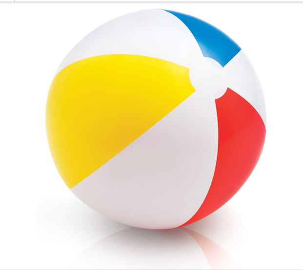 Intex59020 Children's Water Ball Seaside Beach Ball Large Inflatable Lawn Toy Color Matching Transparent Intex59020 Children's Water Ball Seaside Beach Ball Large Inflatable Lawn Toy Color Matching Transparent