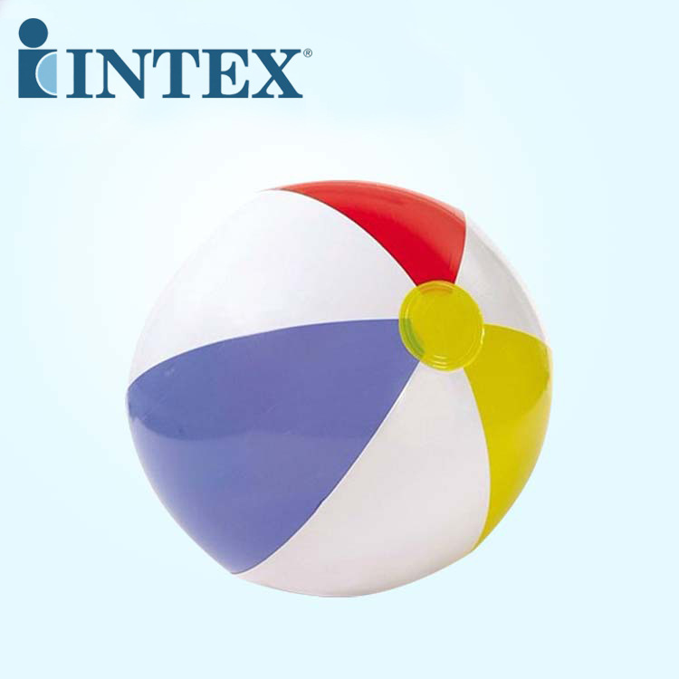 Intex59020 Children&#039;s Water Ball Seaside Beach Ball Large Inflatable Lawn Toy Color Matching Transparent