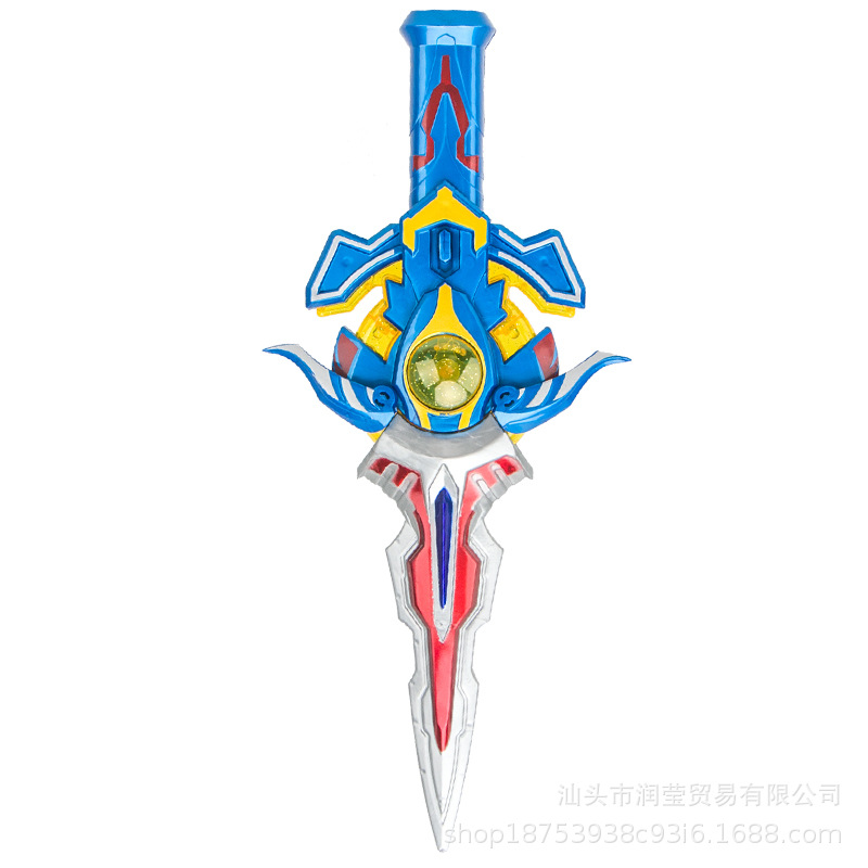 Children&#039;s Toy Sword Boy Luminous Music New God of War Holy Sword Set Night Market Stall Supply Wholesale