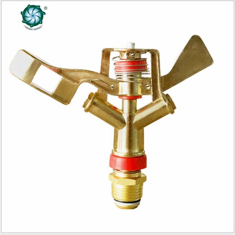 4 Points DN15 Zinc Alloy Rotating Double Spray 360 Degrees Rocker Arm Metal Sprayer Lawn Garden Spray Irrigation