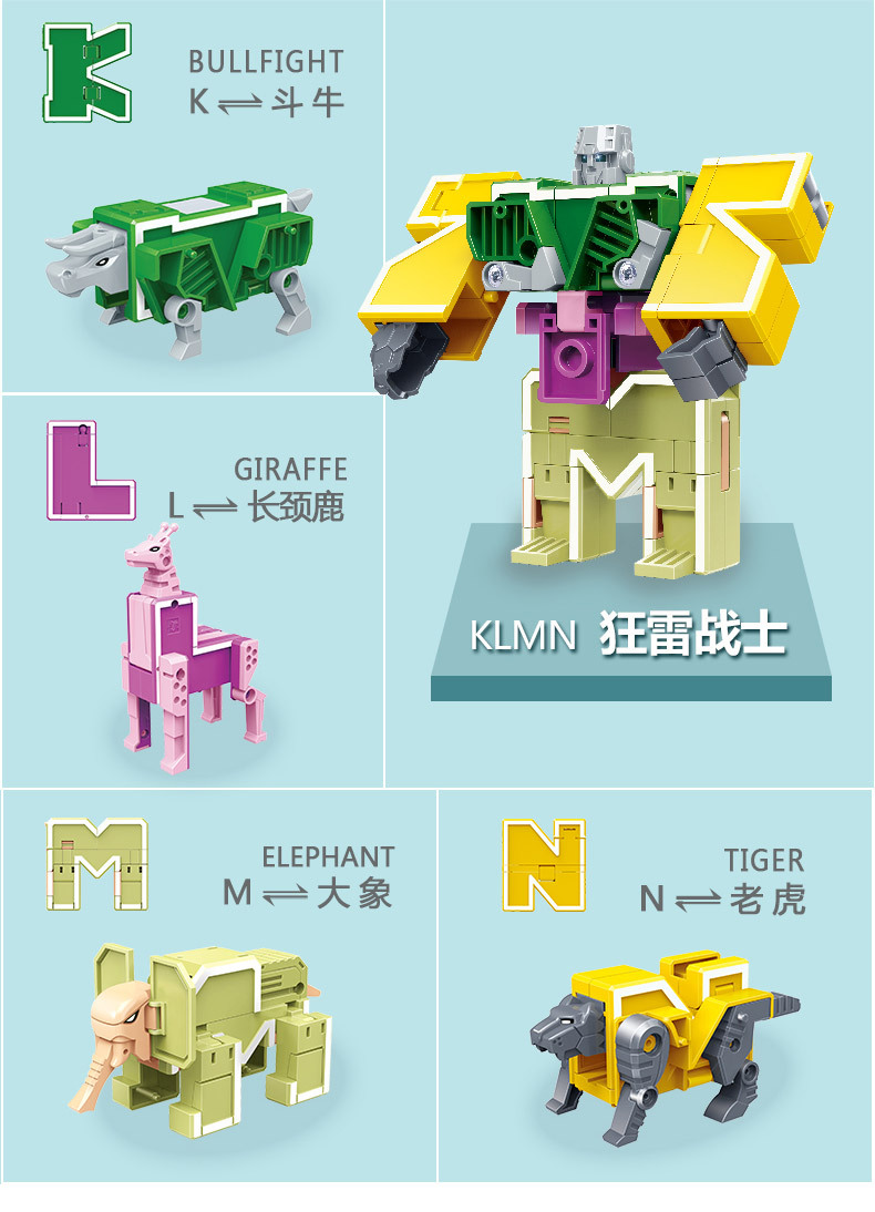 Xinle New Digital Transformation Combination King Kong Team Mech God of War Letter Variant Boy Educational Hands-on Toys Xinle New Digital Transformation Combination King Kong Team Mech God of War Letter Variant Boy Educational Hands-on Toys