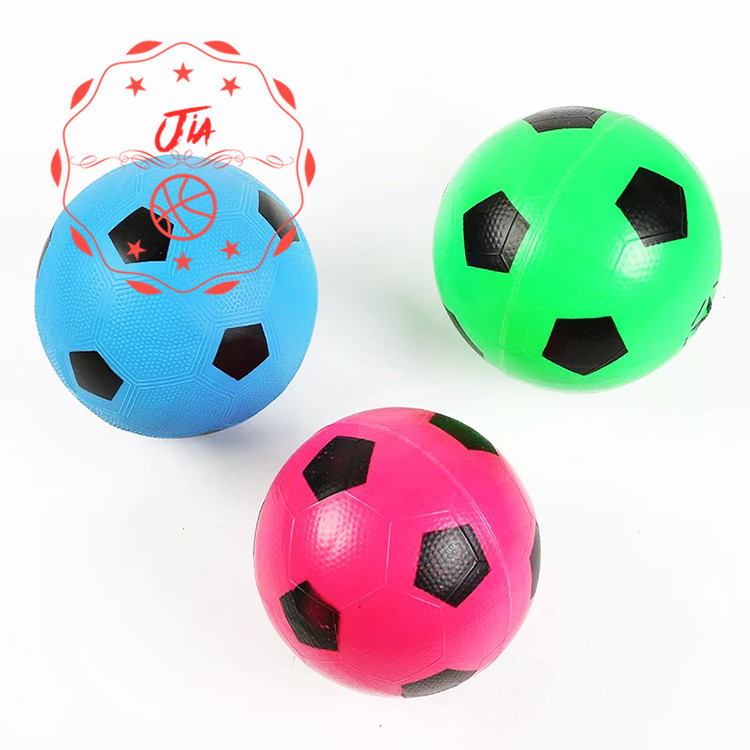 Factory Pin 12cm Fur Ball Children&#039;s Inflatable Ball Small Basketball Football Kindergarten Pat Ball Toy PVC Ball