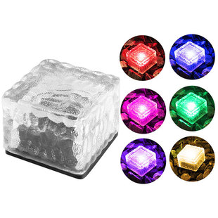 Solar Buried Light 8led Stainless Steel Outdoor New Plug-in Lawn Light Garden Rain-Proof Villa Floor Light