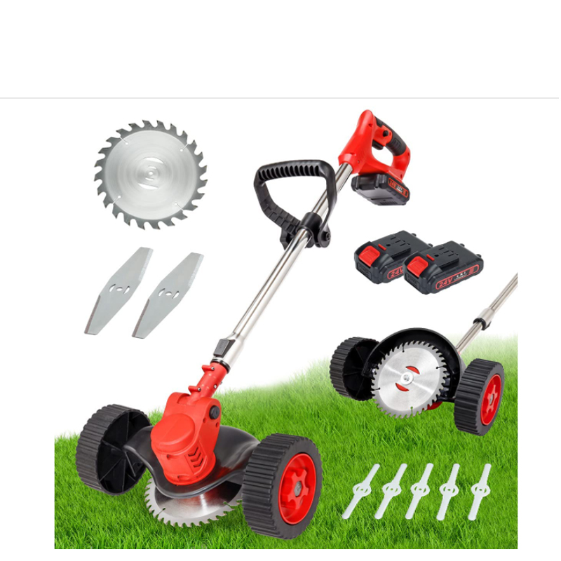 Hand Push New Lithium Mower Pruning Machine Lawn Mower Multifunctional Garden Electric Lawn Mower Grass Trimmer