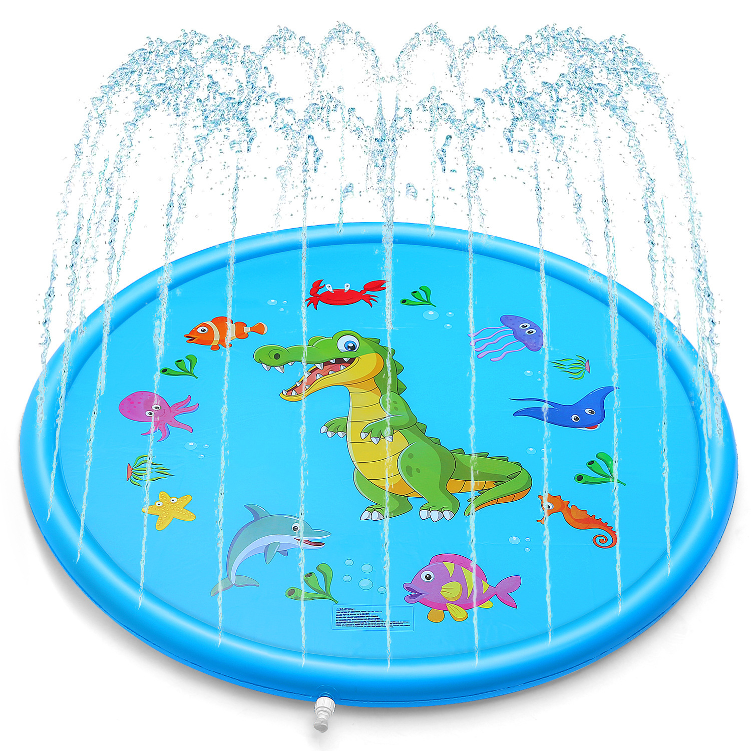 SOURCE Manufacturers Supply Children&#039;s Outdoor Water Mat PVC Spray Pond Lawn Sprinkler Mat Splash Water Mat