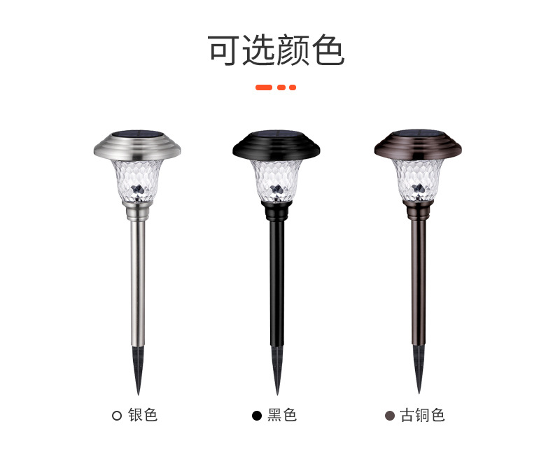 Amazon Hot Solar Lawn Lamp Outdoor Waterproof Stainless Steel Glass Led Garden Landscape Ground Lamp Amazon Hot Solar Lawn Lamp Outdoor Waterproof Stainless Steel Glass Led Garden Landscape Ground Lamp