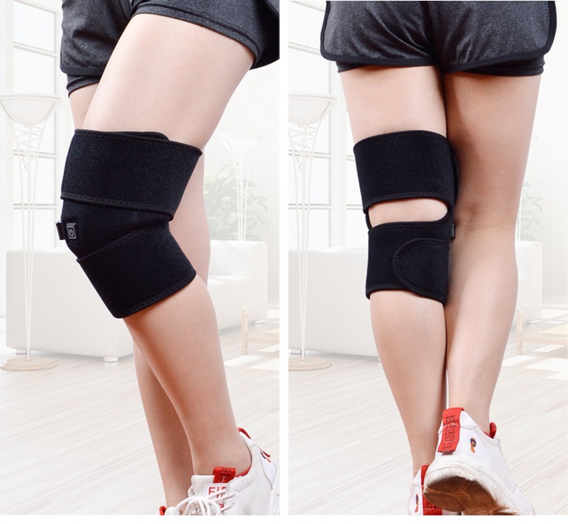USB Charging Heating Kneepad Knee Massage Winter Thermal Electric Leg Protector