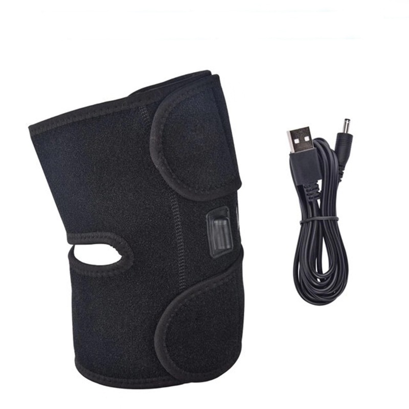 USB Charging Heating Kneepad Knee Massage Winter Thermal Electric Leg Protector