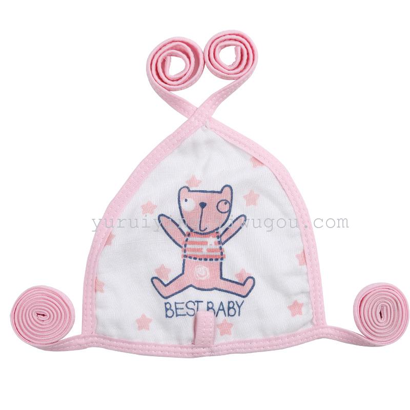 Neonatal umbilical cord protector tripe cotton Bib Bib towel Cotton infant child supplies slobber
