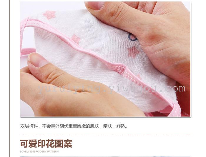 Neonatal umbilical cord protector tripe cotton Bib Bib towel Cotton infant child supplies slobber