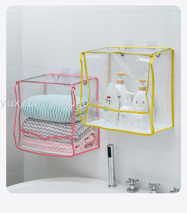 Manufacturer Bathroom Storage Rack Bath Clothes Waterproof Bag Cabinet Toilet Hanging Clothing Rack Wall-Mounted Manufacturer Bathroom Storage Rack Bath Clothes Waterproof Bag Cabinet Toilet Hanging Clothing Rack Wall-Mounted