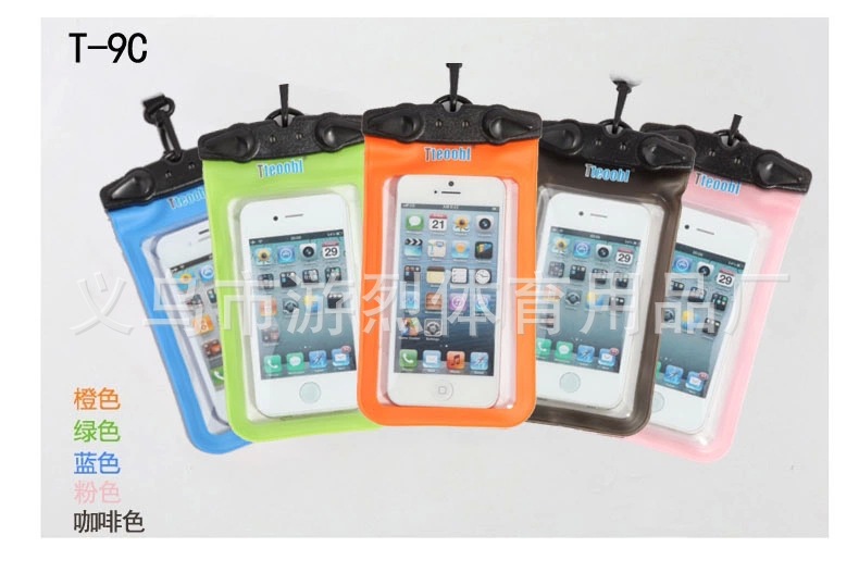 New Swimming Rafting Mobile Phone Waterproof Bag Universal Diving Cover Mobile Phone Waterproof Cover Factory Direct Sales