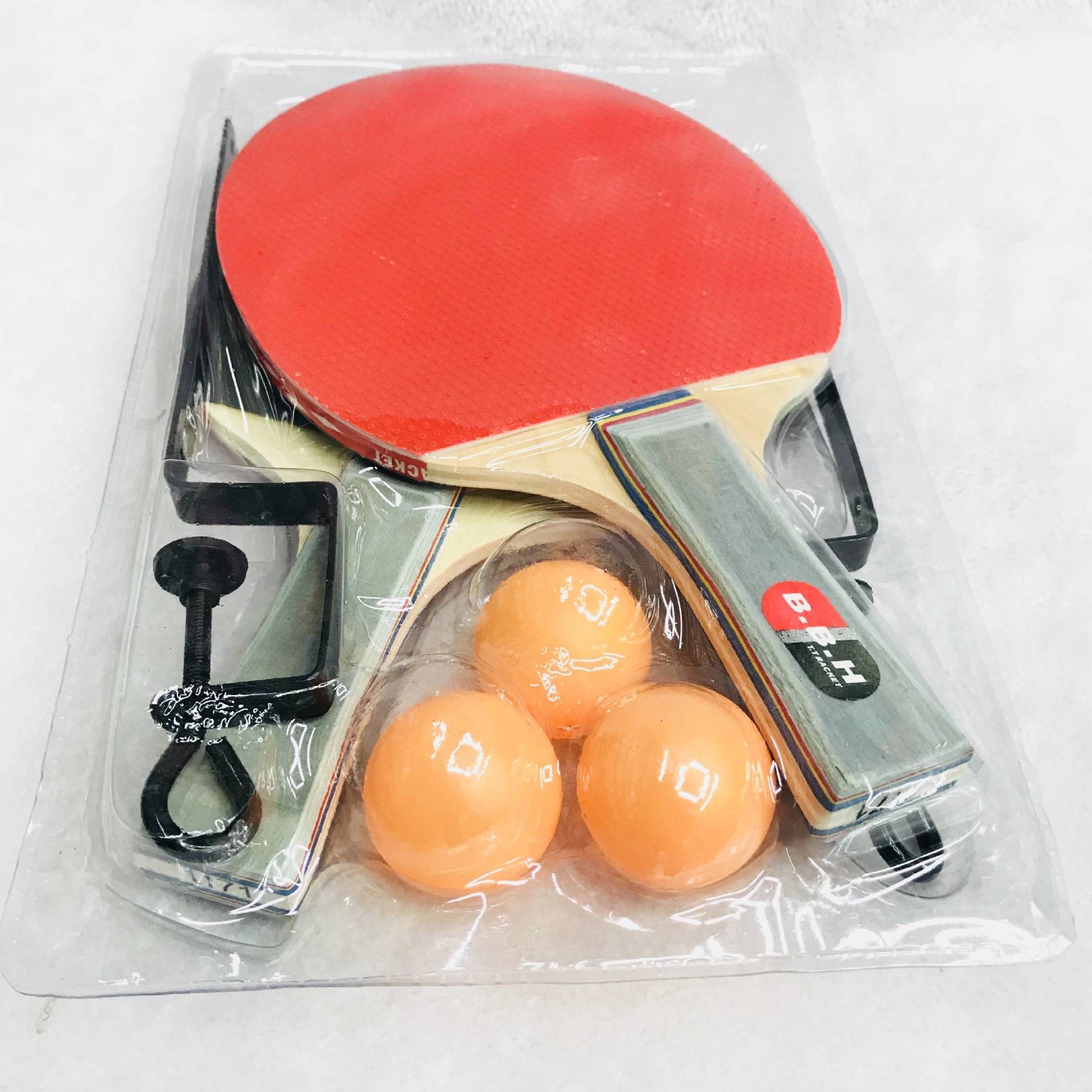 Manufacturer&#039;s direct selling OULITE table tennis bat 1171 with a net frame 7 mm laminated color handle and rubber 