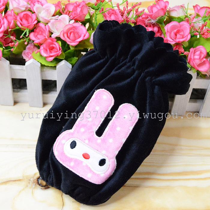 Children's cartoon rabbit embroidered cuff waterproof cuff baby Children's cartoon rabbit embroidered cuff waterproof cuff baby